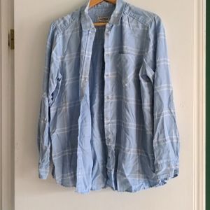 Express Boyfriend Button Up Large